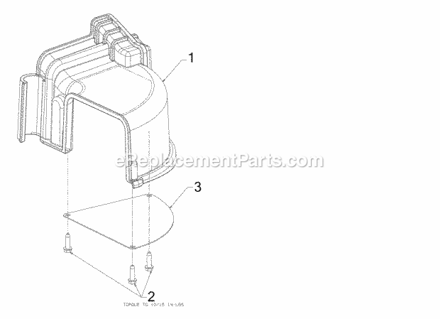Frame Diagram and Parts List for 24A-67M4756 2017 Cub Cadet Leaf Blower / Vacuum